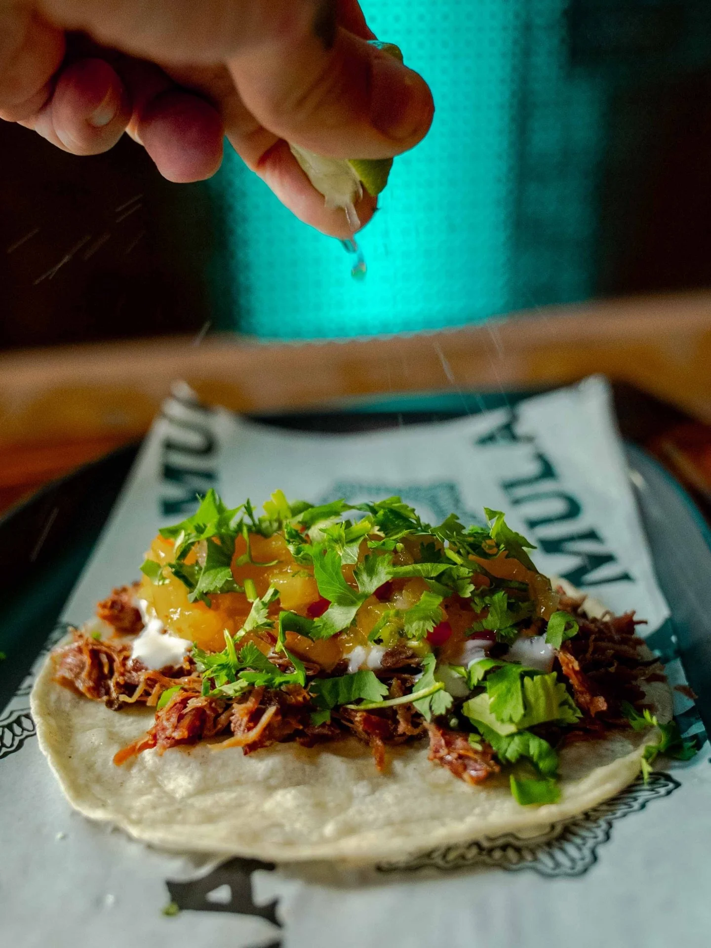 This week&rsquo;s Thursday special is a peach. Cachete tacos! Smoked and braised pork cheek, spicy peach salsa, crema, and cilantro on a corn tortilla. Today only!