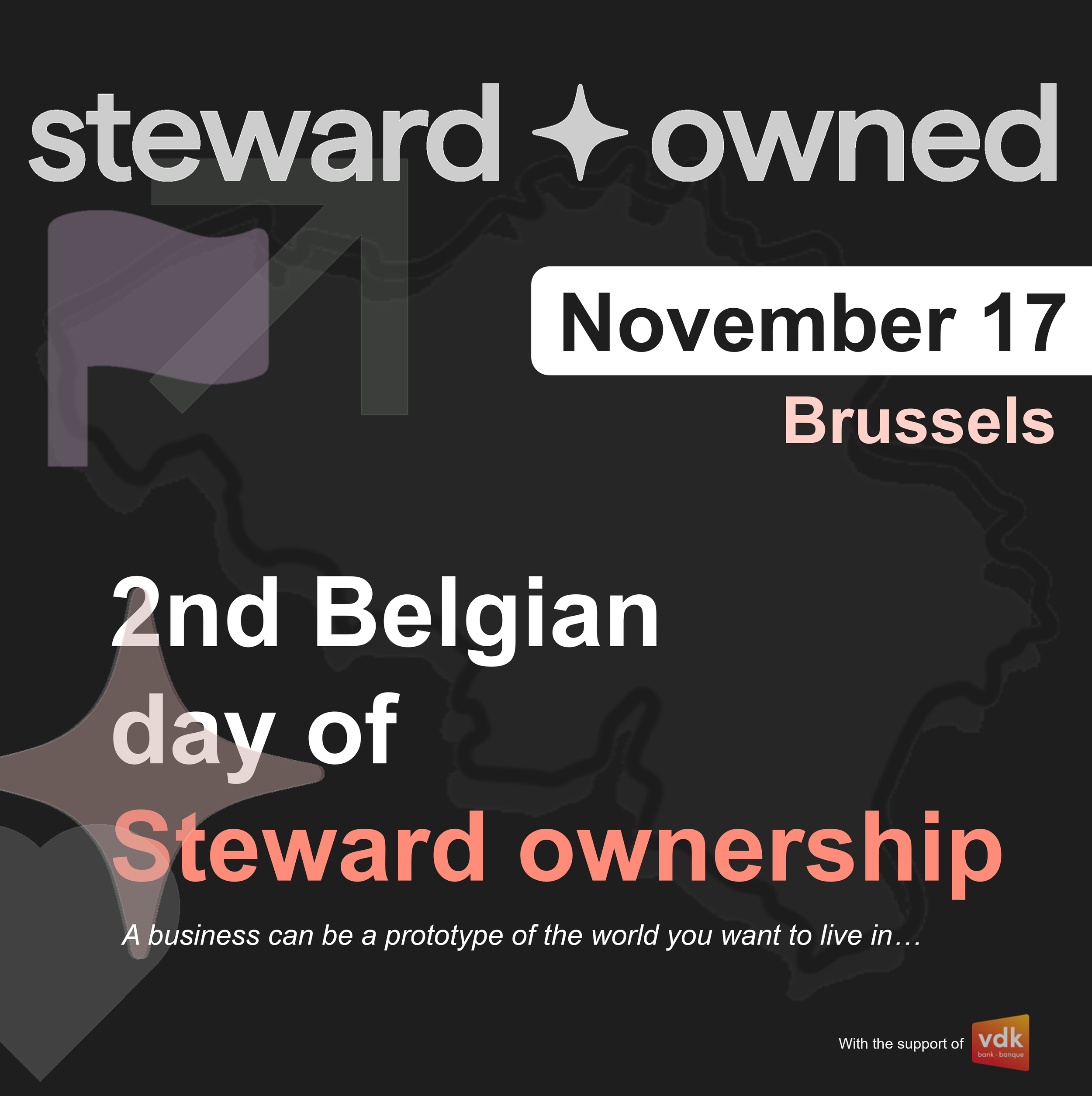 2nd Belgian Day of Steward Ownership, 17 November in Brussels — a business can be a prototype of the world you want to live in