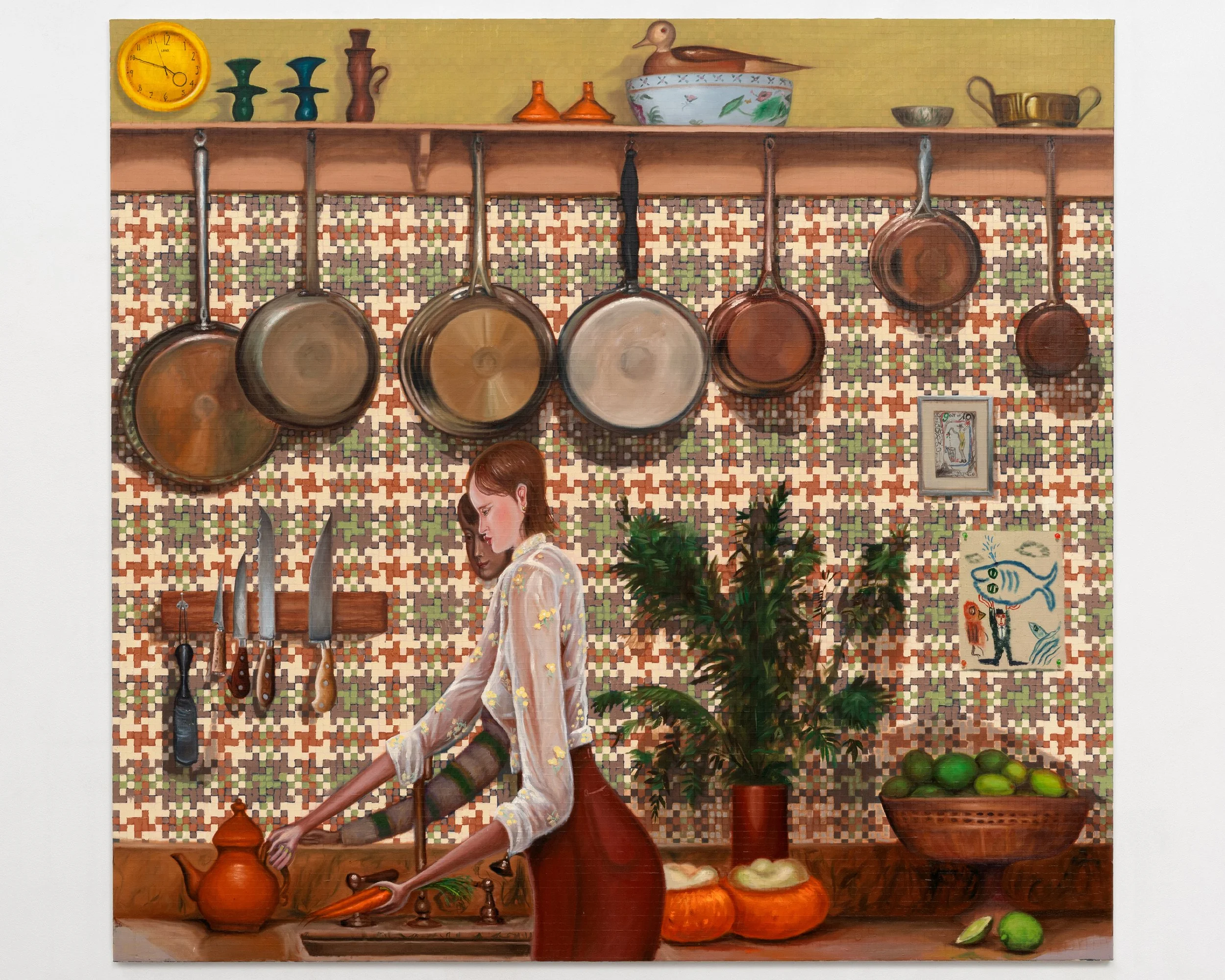 Charlie Roberts
Kitchen confidential, 2023
Oil on linen
160 x 170 cm