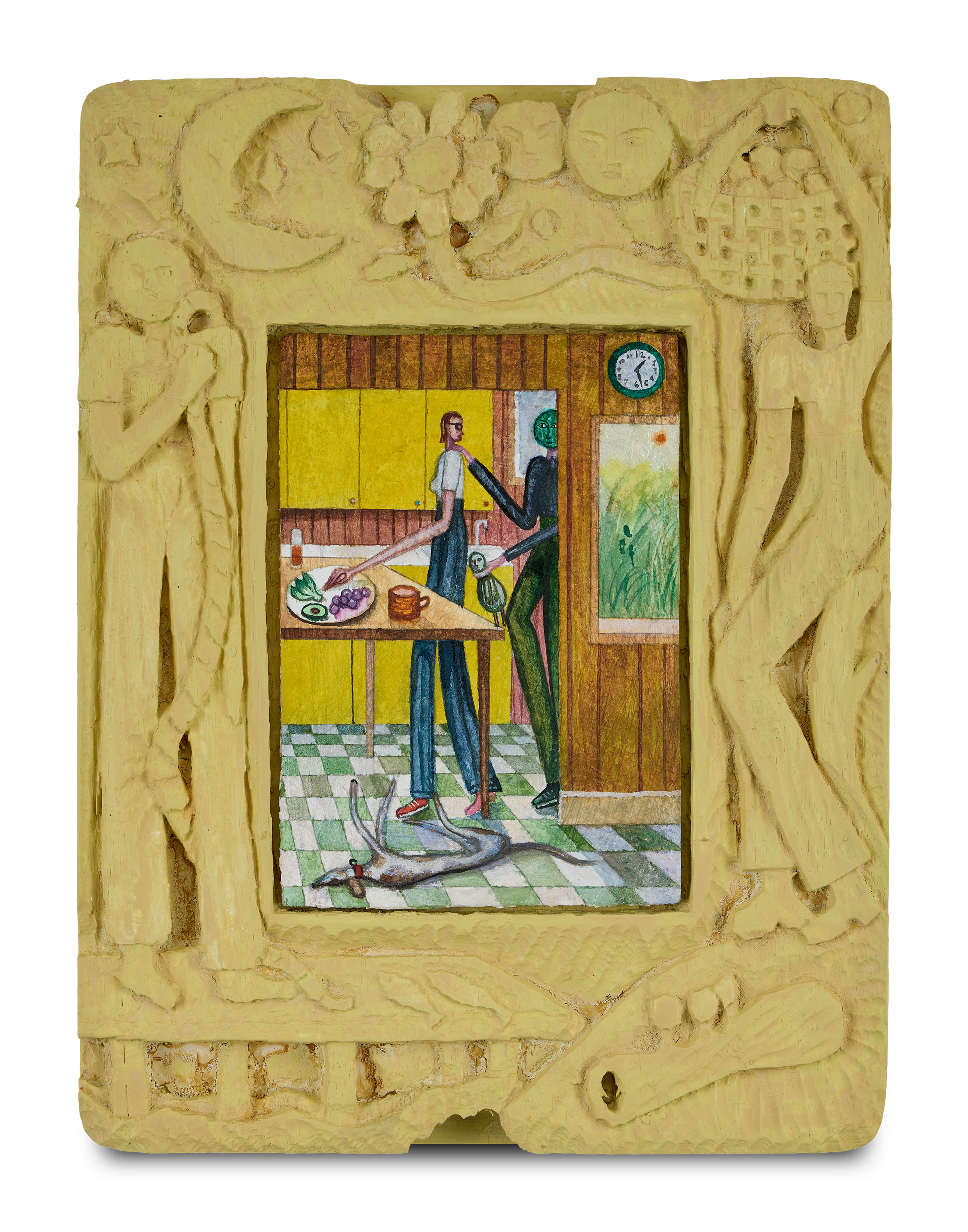 Charlie Roberts
Grapes and avocado, 2025
Watercolor and graphite on board in wood frame
40.5 x 30 cm