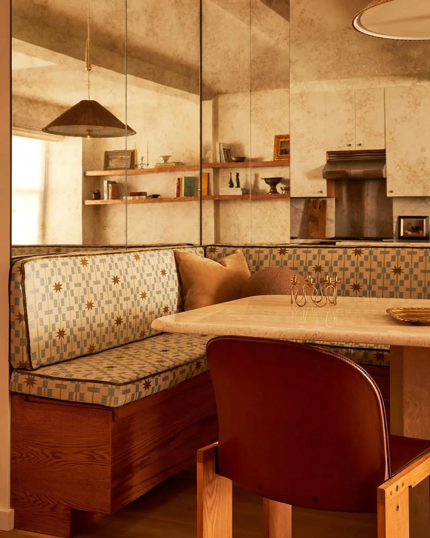 Ever thought of having a banquette as your dining table set up? I love the idea, but I can&rsquo;t help wondering how much of a hassle it would be getting in and out of it. 

Who has a banquette and loves it? Is it as functional as it seems, or does 