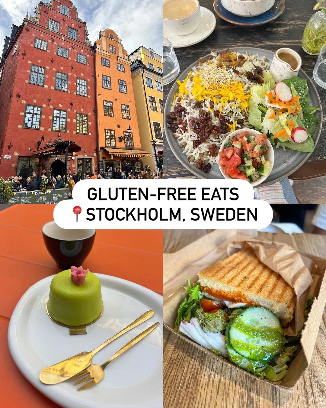 A recap of all the delicious gluten-free eats in Stockholm this weekend! Stockholm was amazing for gluten-free meals and pastries. I even got to try the traditional Swedish princess cake and cinnamon bun 😋

Have you been to Stockholm? What places di