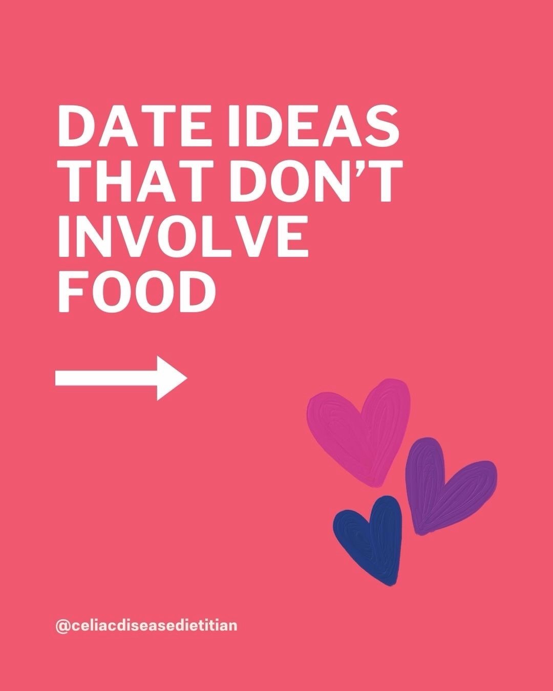 Here are some of my favorite date ideas that don&rsquo;t involve dining out! Holidays like Valentine&rsquo;s Day often involve food, candy and dining out, so if you need a break from navigating restaurants, give some of these fun activities a go 💘

