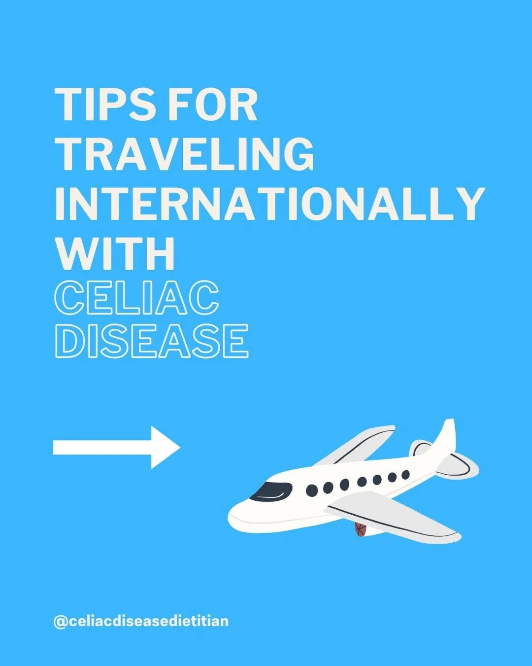 My go to tips for traveling with celiac ✈️

What tips would you add? 👇🏼

#celiacdisease #glutenfree #travelingwithceliac #celiac #glutenfreefood