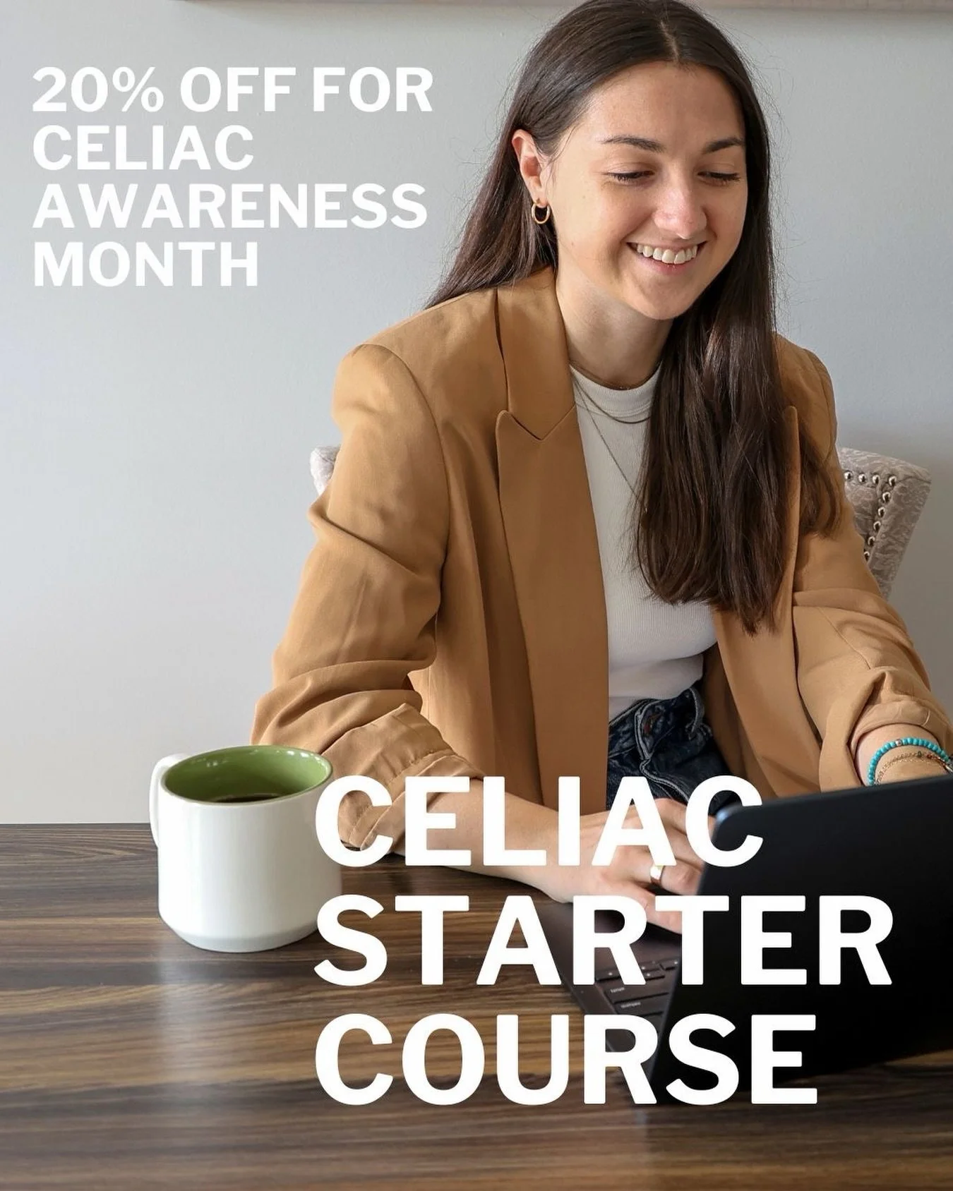 Join me on Wednesdays next month for my celiac starter course! If you&rsquo;re newly diagnosed this is for you and if you&rsquo;ve been diagnosed for awhile and feel overwhelmed &amp; lost this is also for you! 

Sign up on my website (link in bio)
w