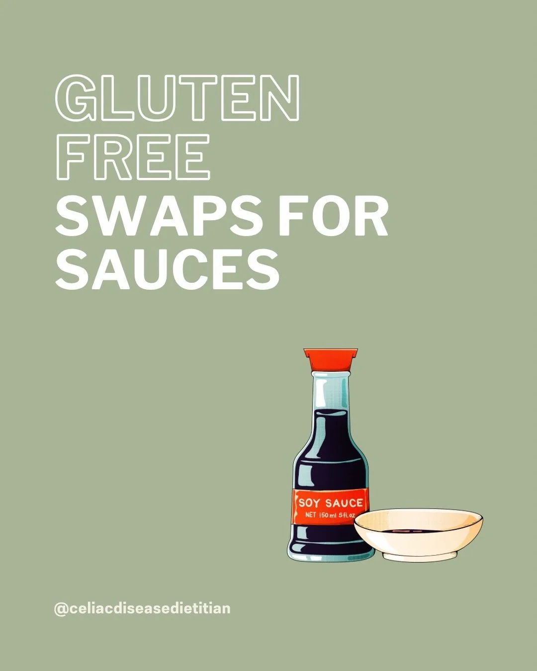 Sauces can be a huge place for hidden gluten. Here are some gluten-free sauces I found at my local grocery store 🏬 

#glutenfreefood #celiac #celiacdisease #glutenfree #celiacdiseaseawareness