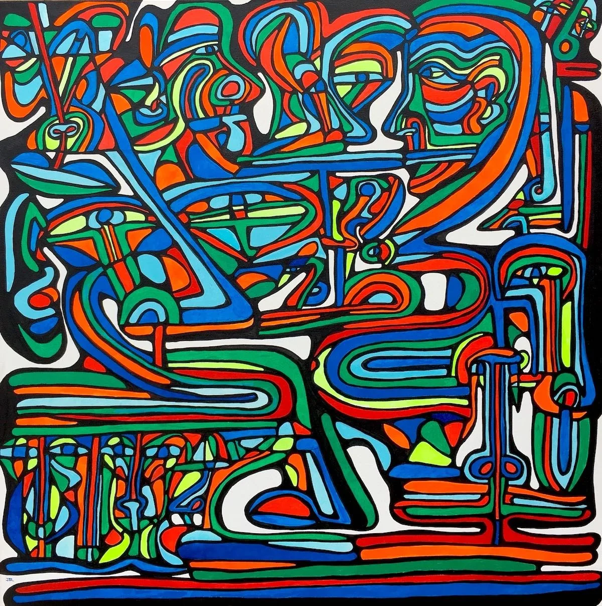 Parolas | Acrylic on Canvas 36 in x 36 in x 1.5 in.  |  DP FILE Format 1:1  Physical Piece AVAILABLE for SALE & LICENSING  

 
   
    Add to Set List
   
  