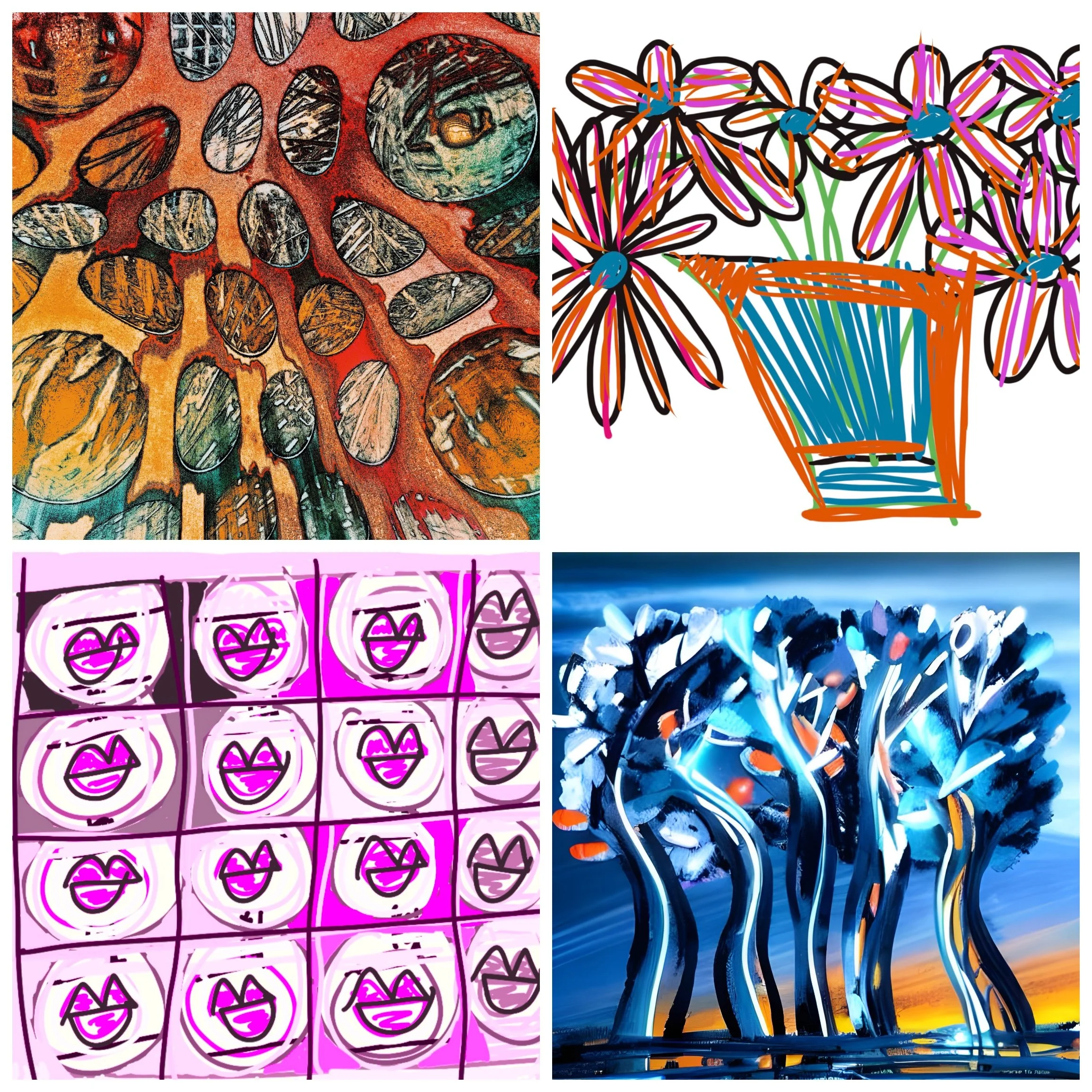 Pop Graphics - Modern | Mid-Century | Vibrant | Abstract | Fauvism