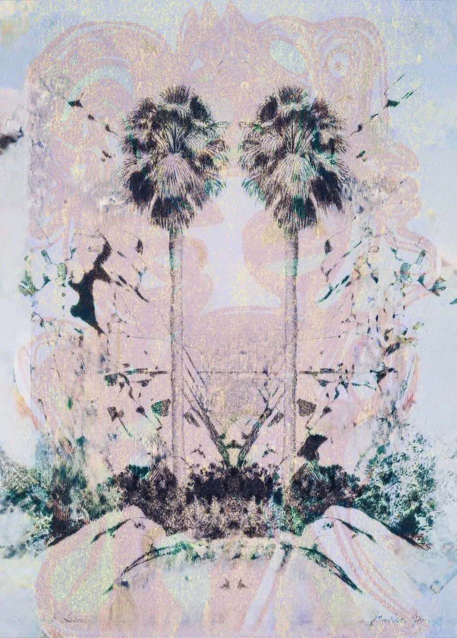 Palm Conversation #1 | Original Painting Based on a Public-Domain Vintage Photograph | Digital Format Shown: 7:5 (H:W) | Production-Prepared by ArtZentury | Available in Additional High-Resolution Aspect Ratios and Color Variations
 
 
 
   
    ✅ Ad