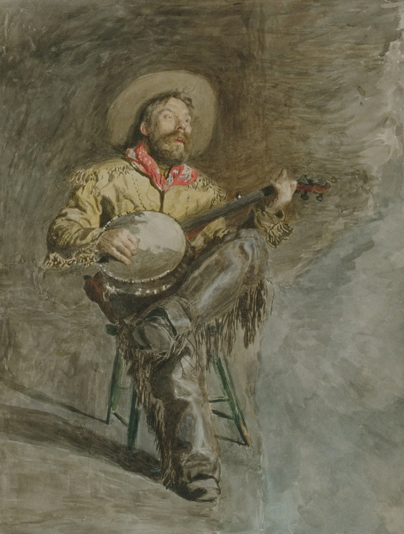 Cowboy Singing | Digital Format Shown 4:3 (H:W) | Available in other Format Ratios & Colors | Public-Domain Artwork | Production-Prepared by ArtZentury
 
 
 
   
    ✅ Add to Set List
   
 