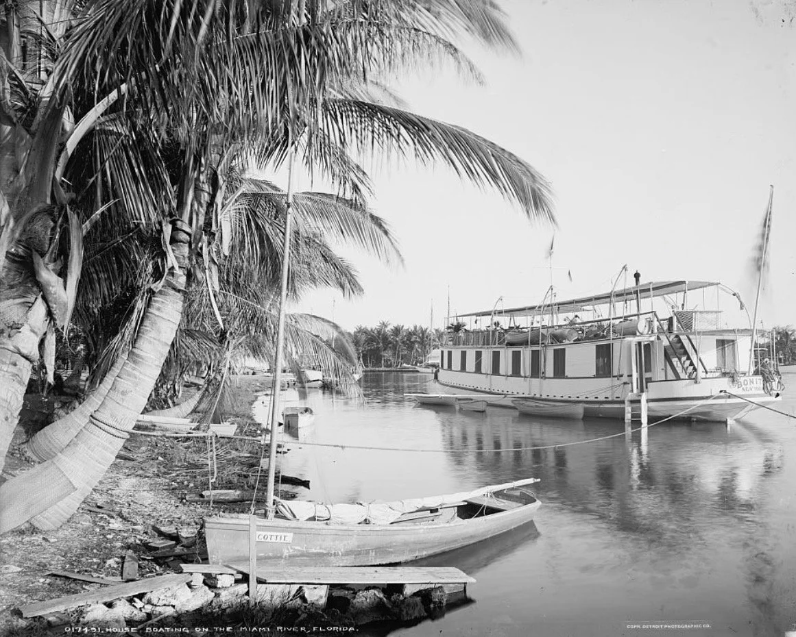 Miami River House Boat | Digital Format Shown 4:5 (H:W) | Public-Domain Photograph | Curated and Production-Prepared by ArtZentury | Available in other Hi-Res Format Ratios & Colors
 
 
 
   
    ✅ Add to Set List
   
 