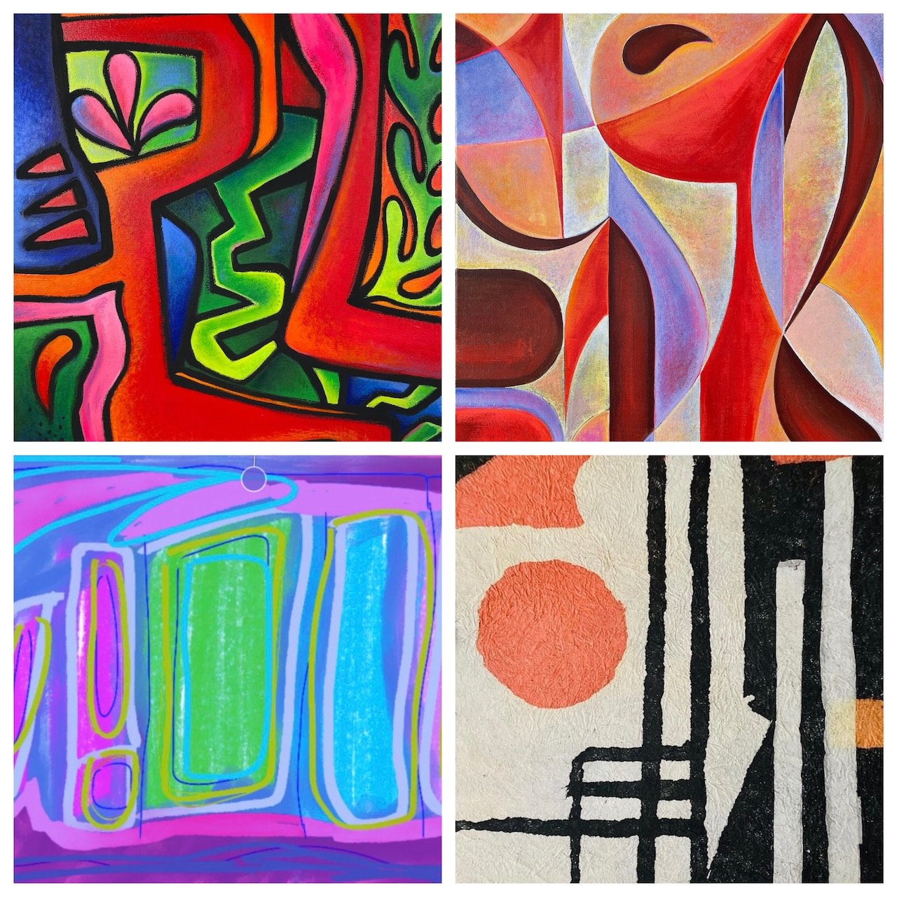 Designed Abstracts | Mid-Century | Abstract | Expressionism