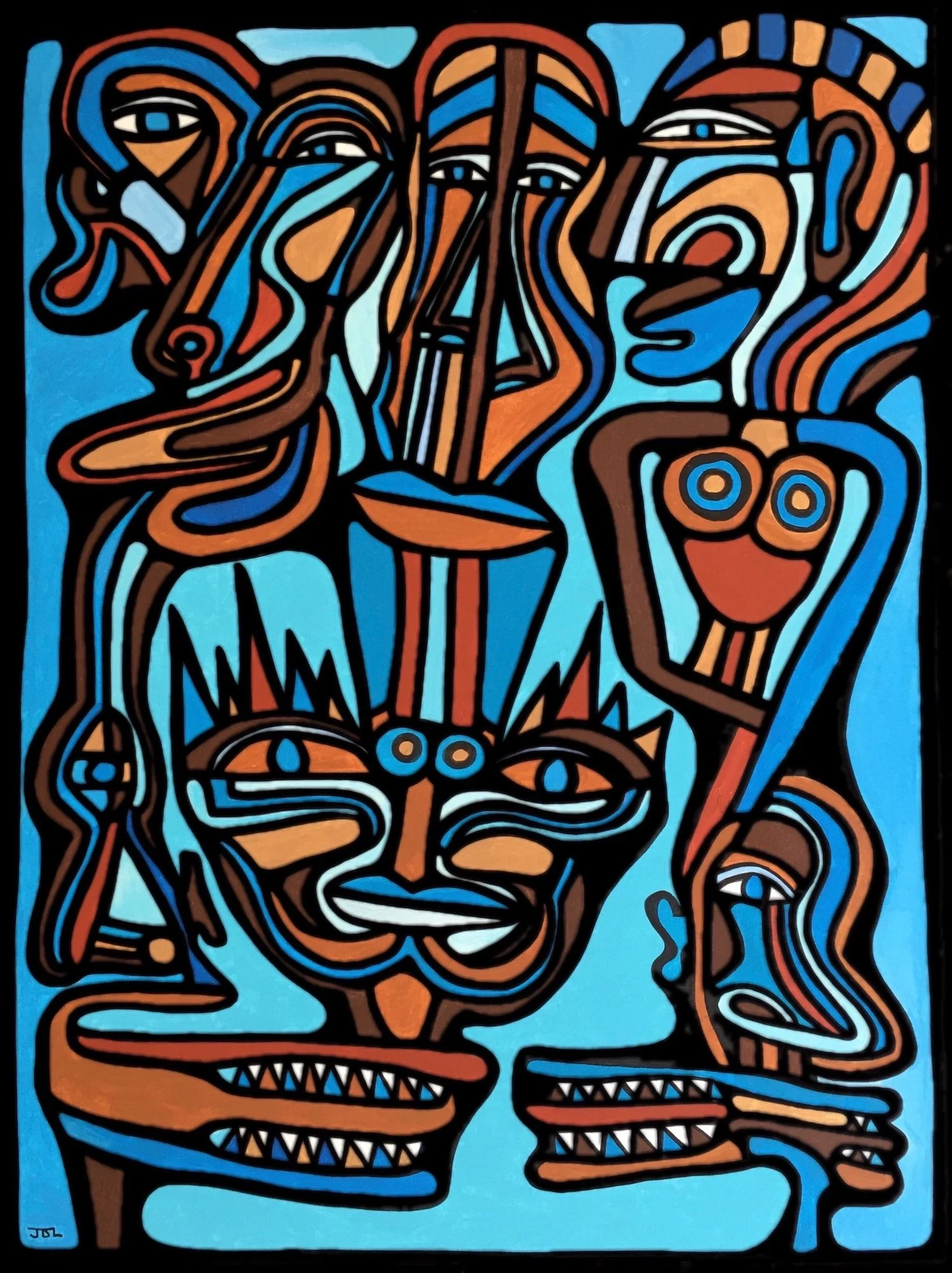 Blind Assembly  |  Acrylic on Canvas H: 48 in x W: 36 in x D: 1.5 in.  |  DP FILE Format 4:3 (H:W)  Physical Piece AVAILABLE for SALE & LICENSING  

 
   
    Add to Set List
   
  