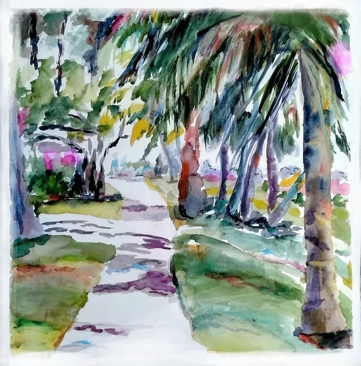 A Stroll Through the Palms | 1:1 (H:W) Aspect Ratio As Shown | Available in Various Colors and Aspect Ratios |   
 
 
   
    ✅ Add to Set List
   
 