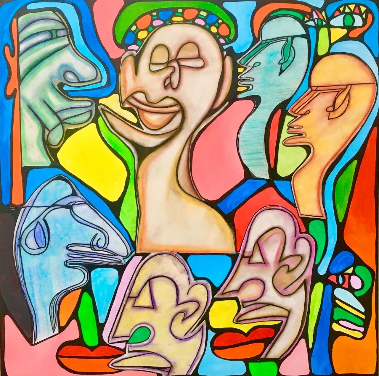 Time Machine: Faces  |  Multi-Media on Canvas & Paper | H: 36 in x W: 36 in x D: 1.5 in.  |  DP FILE Format 1:1  Physical Piece AVAILABLE for SALE & LICENSING  
 
   
    Add to Set List
   
  