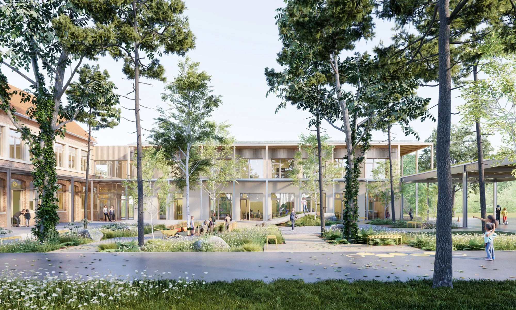 Réhabilitation extension de l'École Jean Lebas</br>Escaudoeuvres