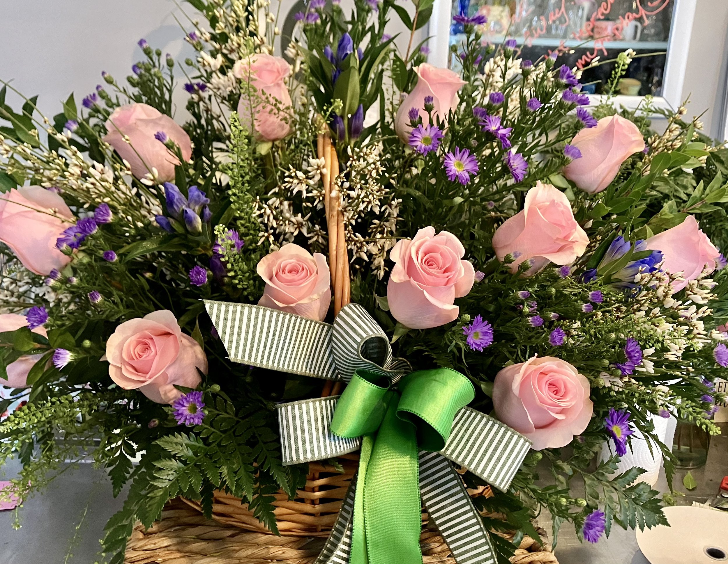 Rose Basket Condolence