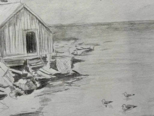 Plein Air Landscape Drawing