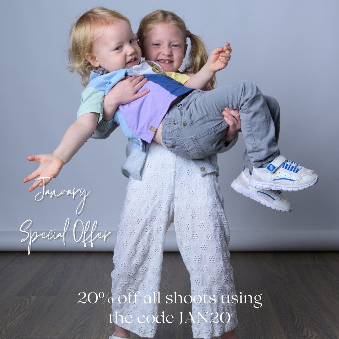 🎉 Let&rsquo;s start January with a bang &ndash; and a BIG offer! 🎉

We&rsquo;re offering 20% off ALL shoots purchased during January! Simply head to our website, choose your session, and use code JAN20 at checkout.

✨ No need to pick a date now&mda