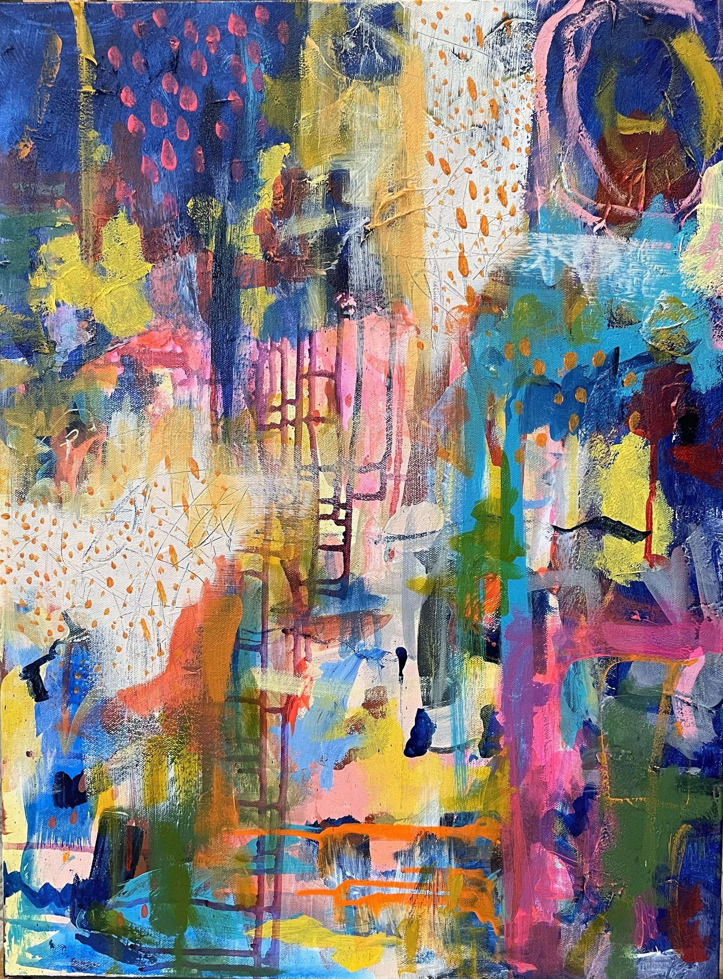 'Junkie'    Acrylic on Canvas 18x24   $400