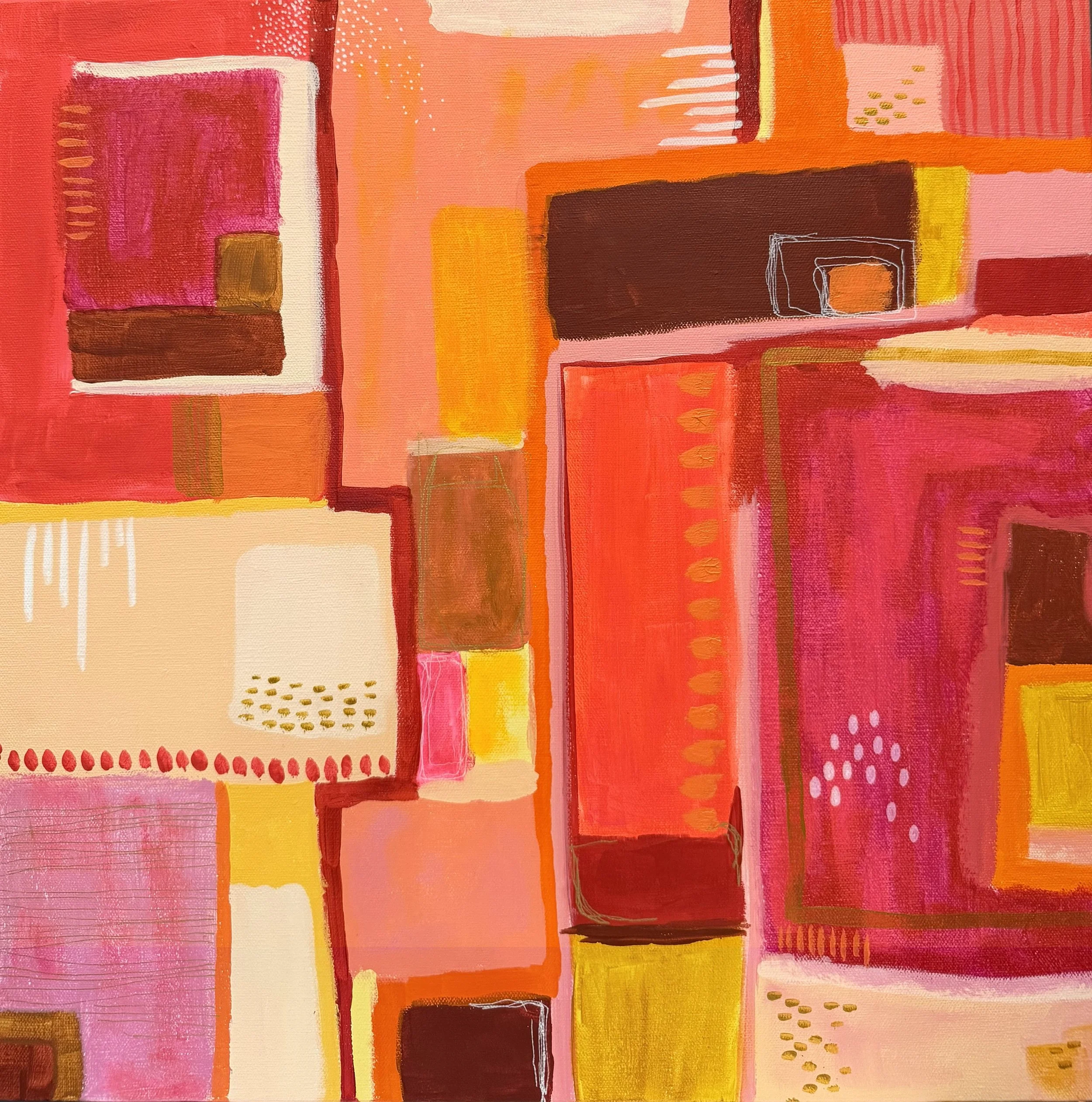 'Spaces to See'   Acrylic on Canvas 20x20   $400