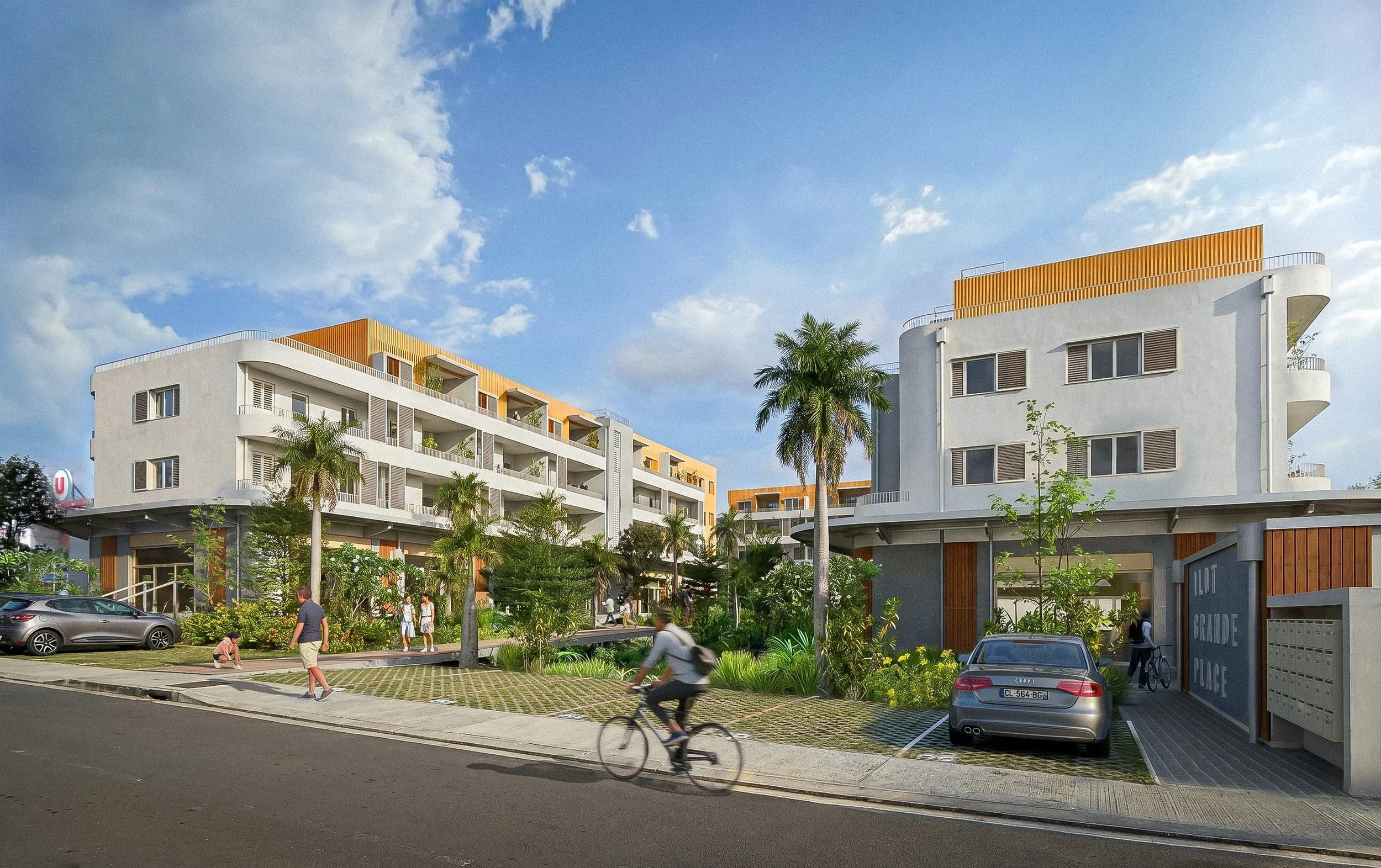 URBAN ARCHITECTES | PROJET GRANDE PLACE | SAINT-ANDRE - LA RÉUNION