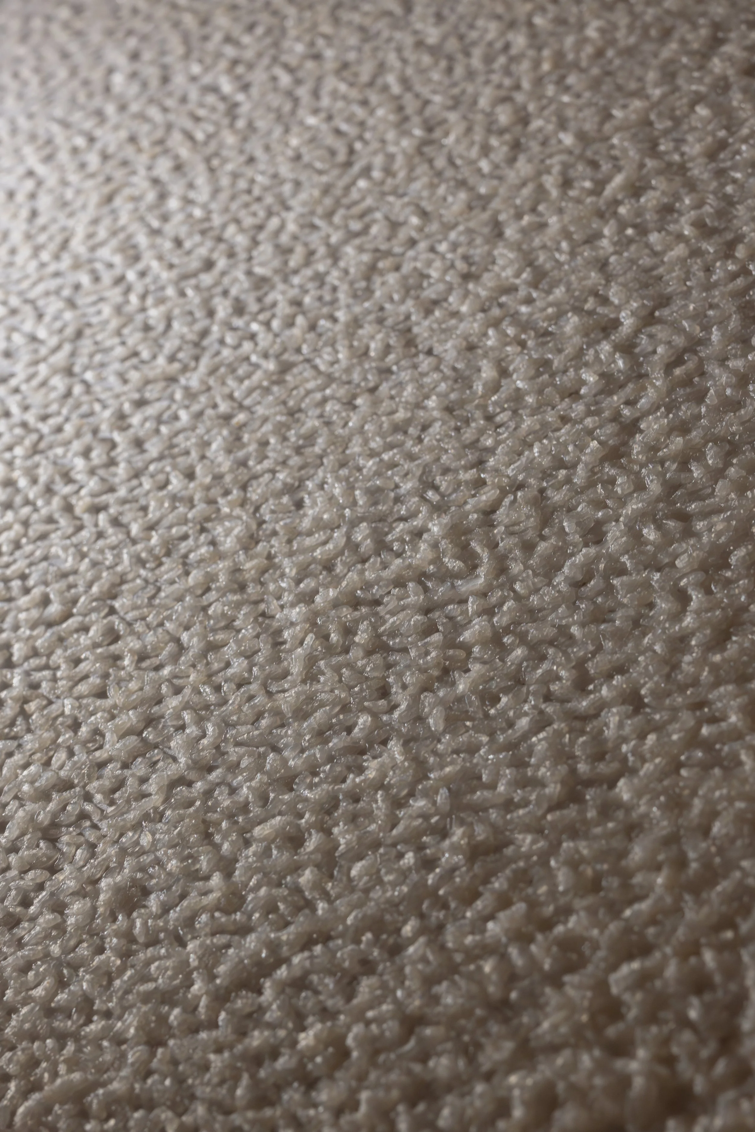 Under the, 2025. Cooked rice on hanji - 18.1 x 21.2 x 1.1 in.