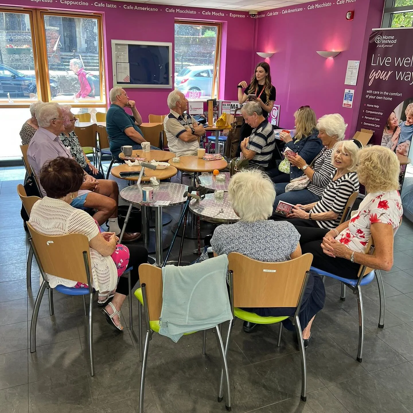 It was great to be invited to speak today at MARR&rsquo;s Befriending Group!

I told them all about #MedwayOpenStudios and passed round my handcrafted leather accessories. I also demonstrated how the pieces are hand-sewn using the heritage technique 