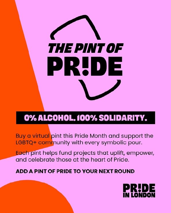Embracing every shade, every colour 🌈

To celebrate Pride in London, Colicci are supporting the brilliant campaign Pint of Pride. 

Customers can claim their virtual pint at our cafe till points and the &pound;5 donation goes to support LGBTQ+ commu