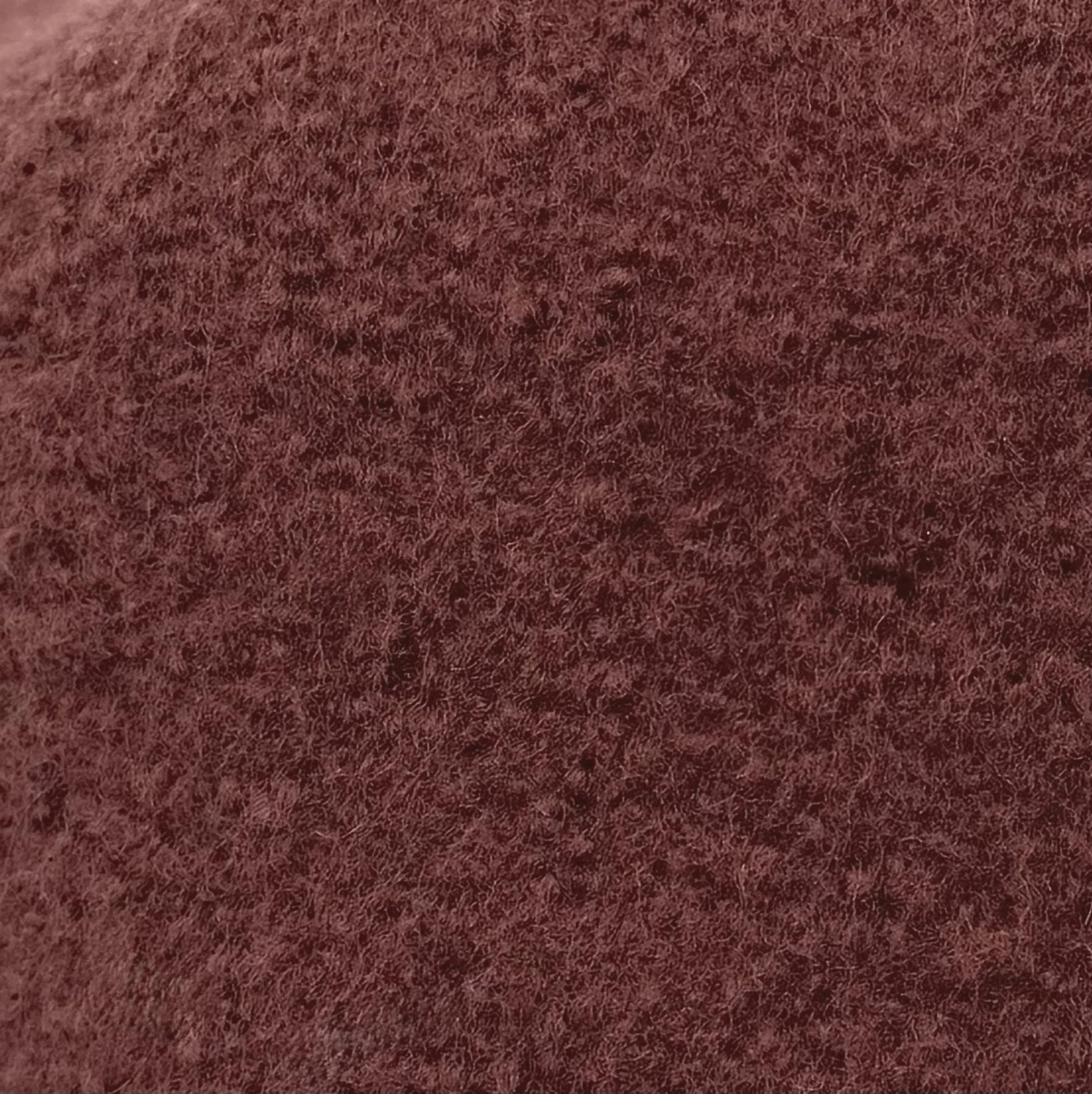 Bondon wool cashmere cap in Spice, texture view