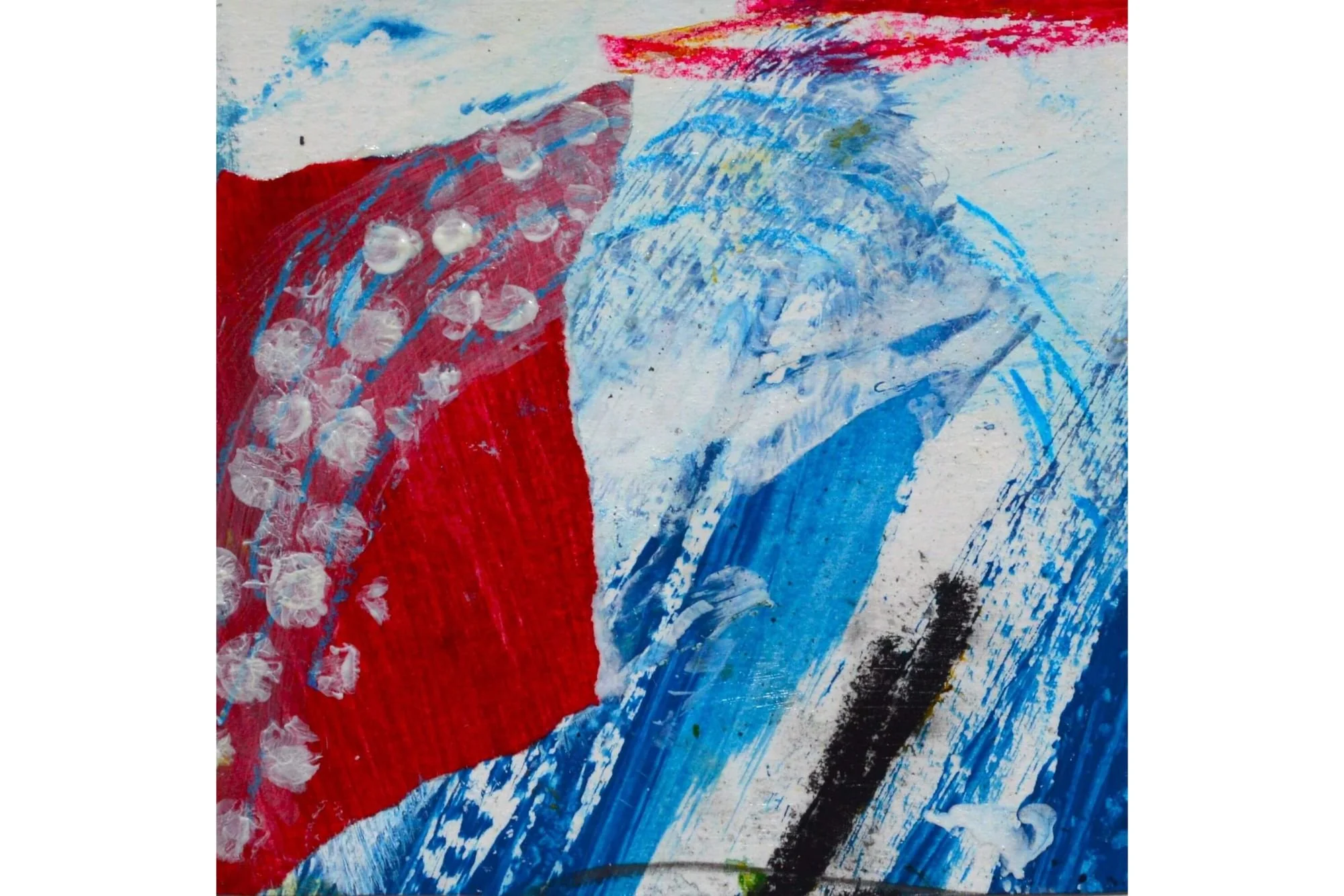 'Tidal' - Original handmade card