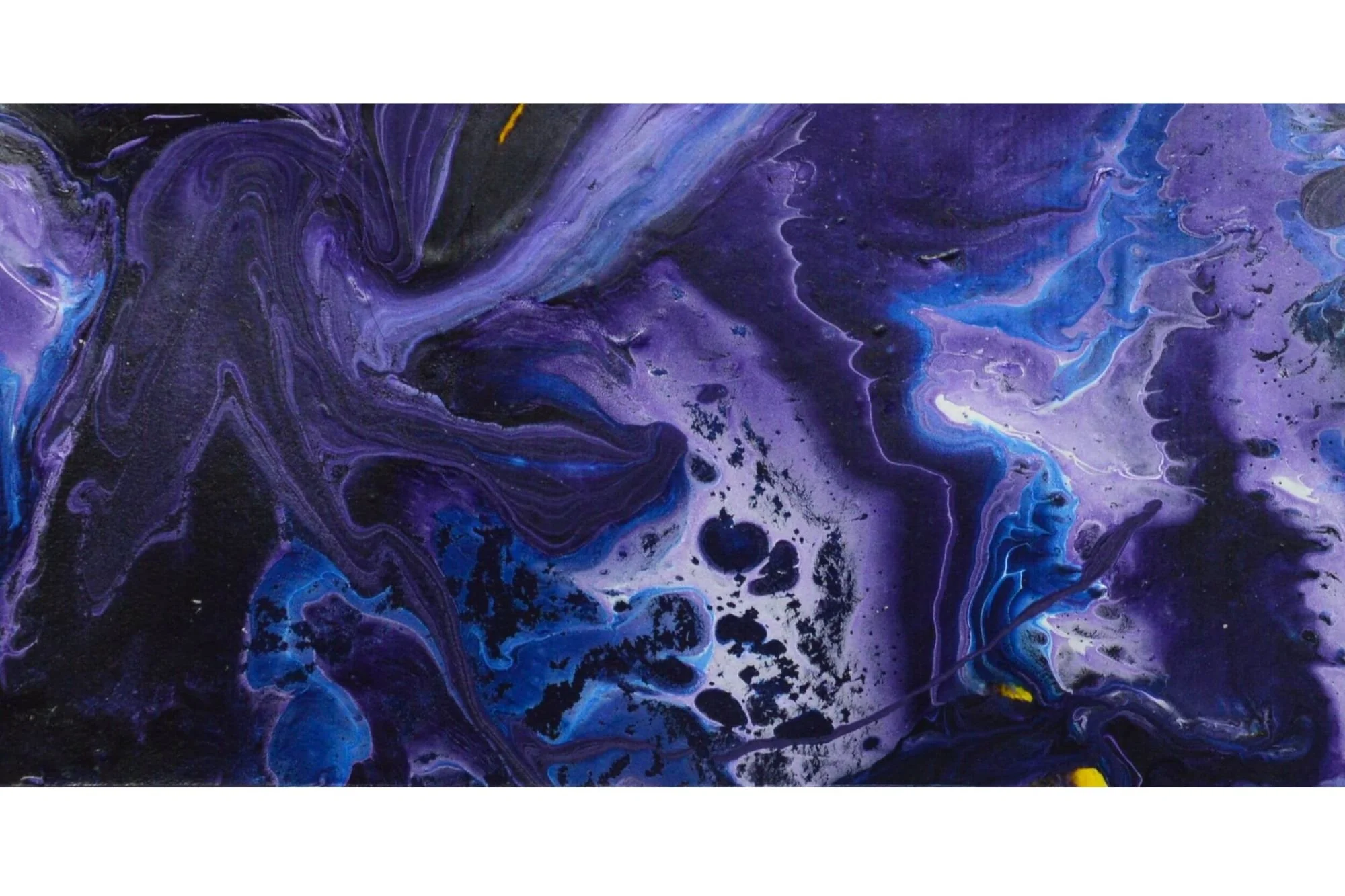 'Purple Flow' - Original handmade card