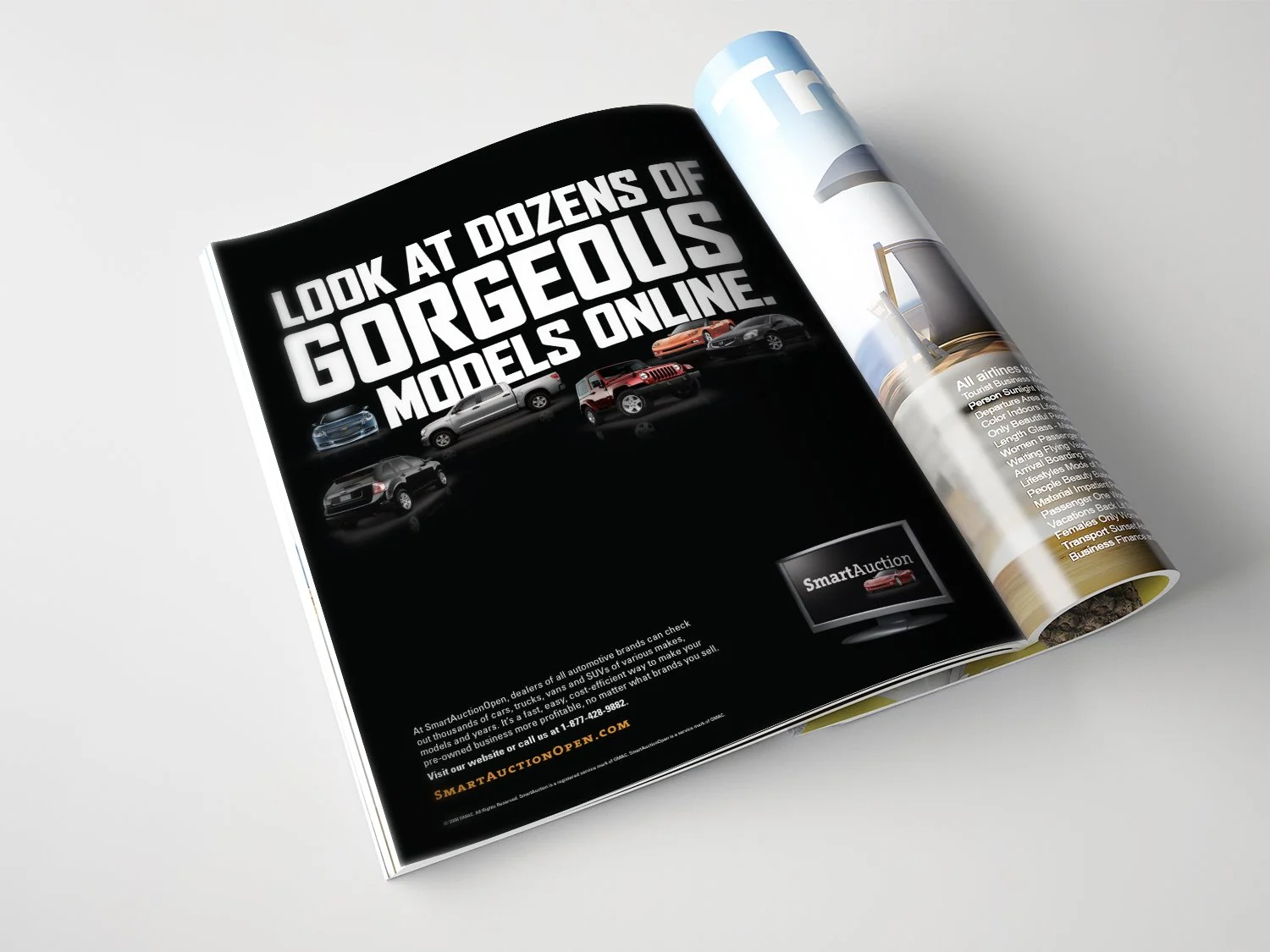GMAC SmartAuction print ad