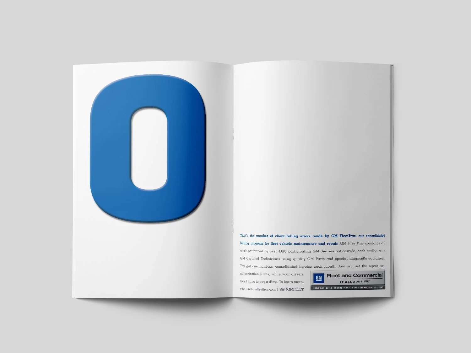 GM Fleet and Commercial print ad