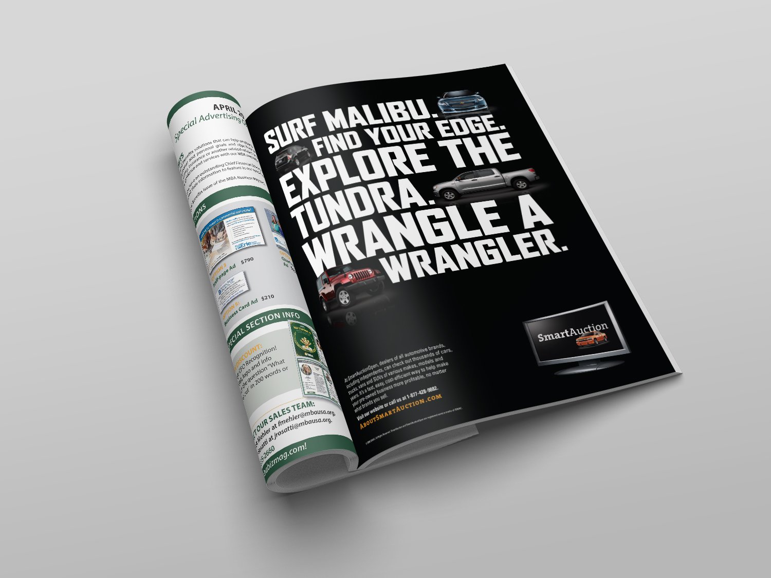GMAC SmartAuction print ad