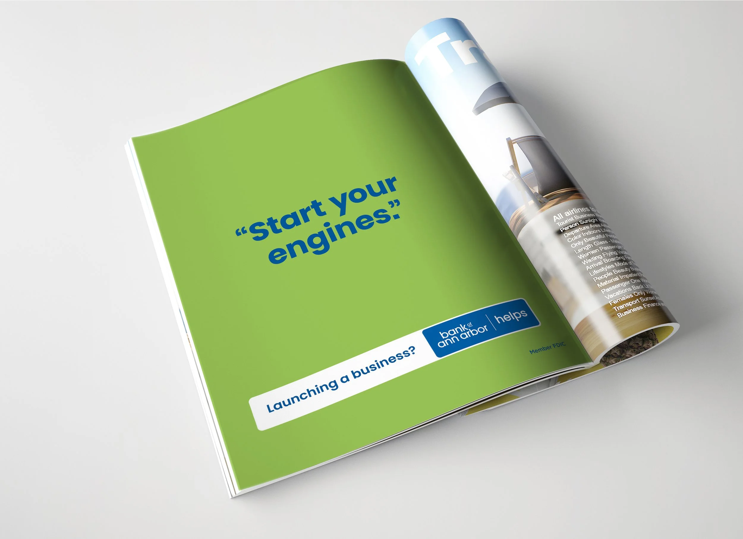 Bank of Ann Arbor print ad