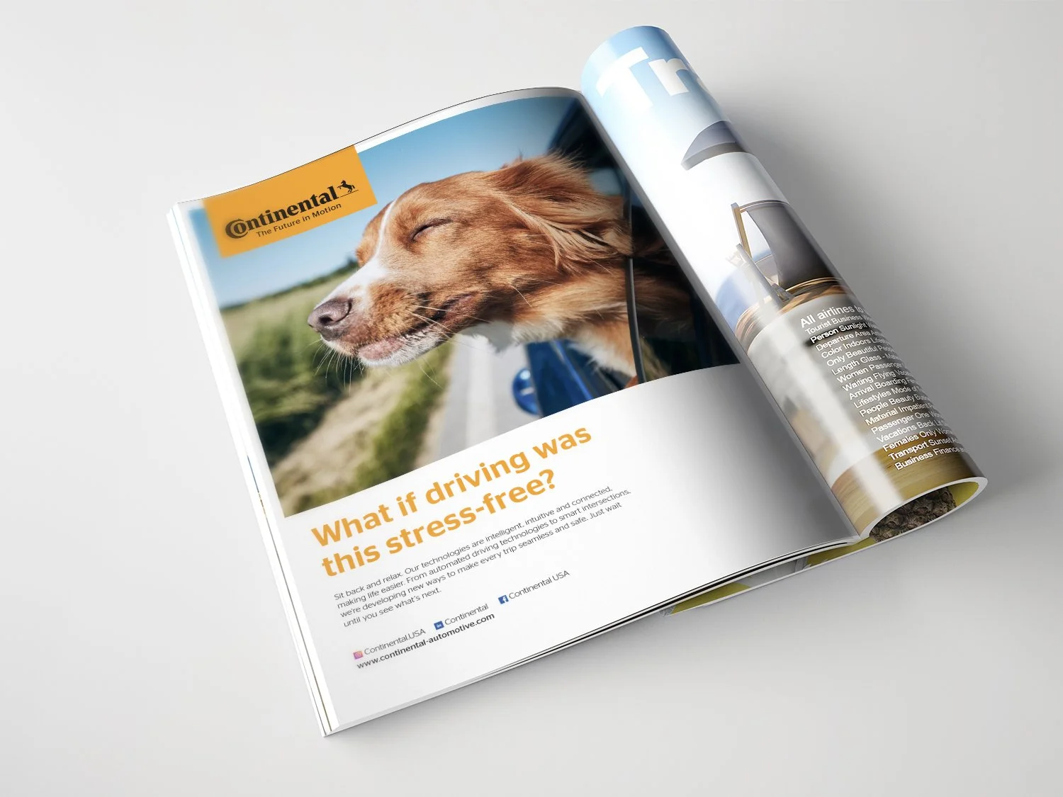 Continental print ad