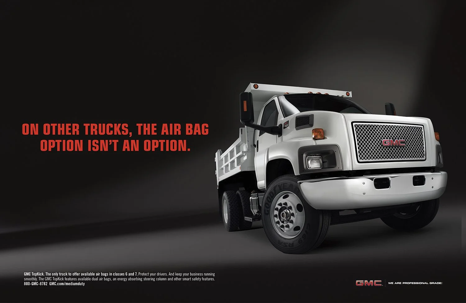 GMC Medium Duty Trucks print ad
