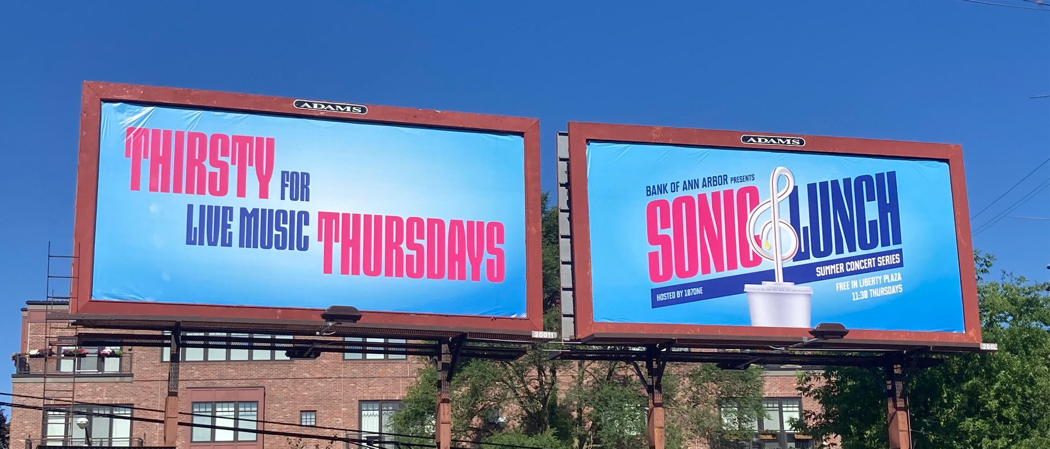 Sonic Lunch 2025 double billboard