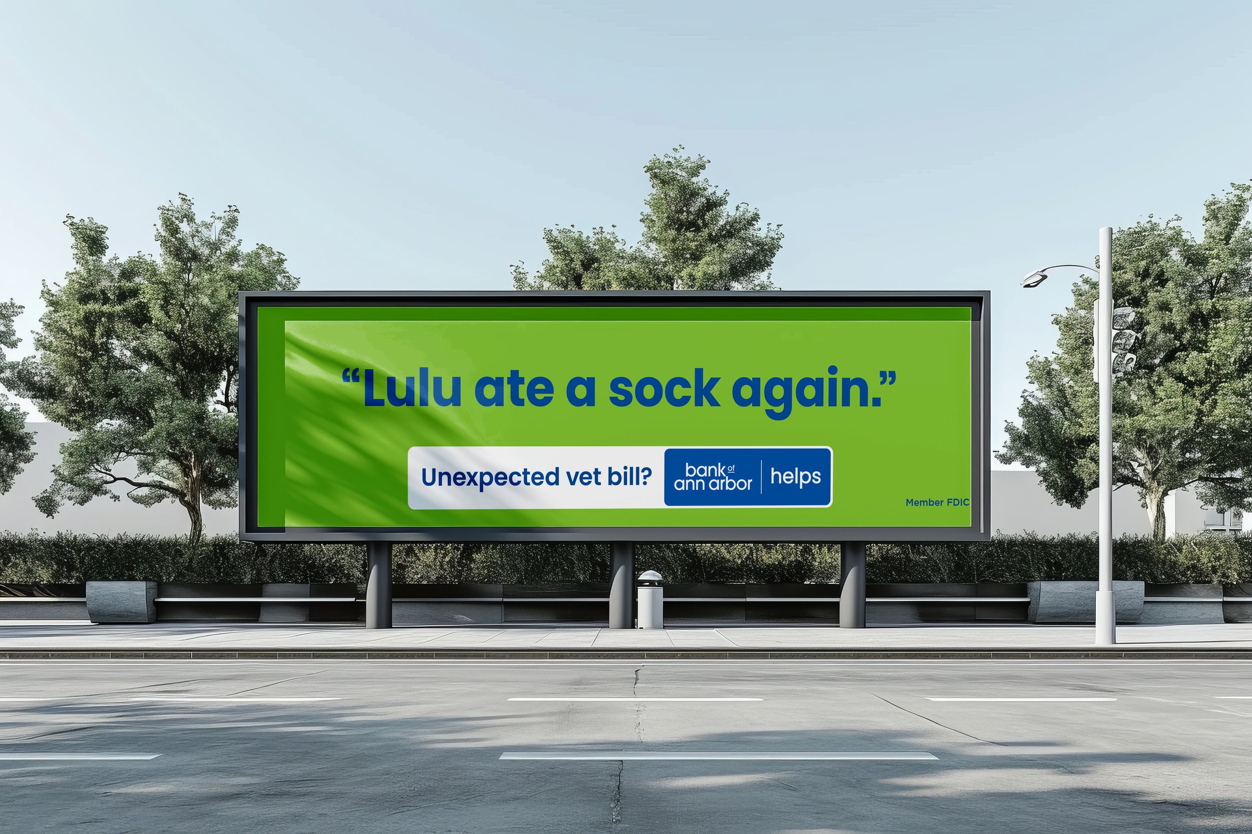 Bank of Ann Arbor billboard