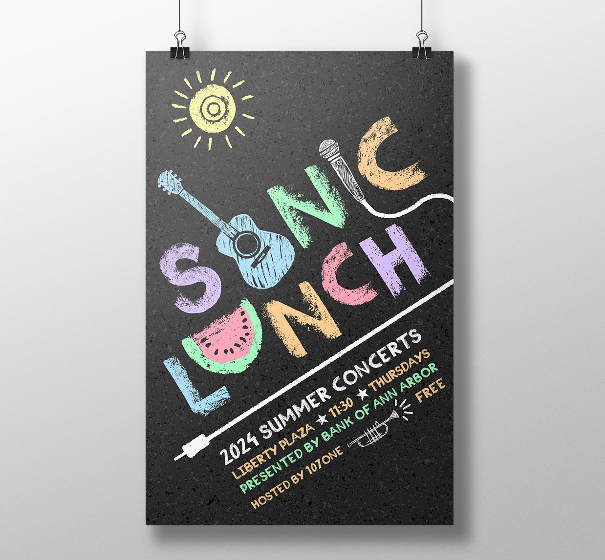 Sonic Lunch 2024 poster