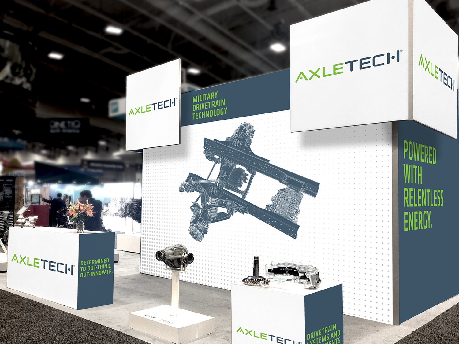 AxleTech tradeshow booth
