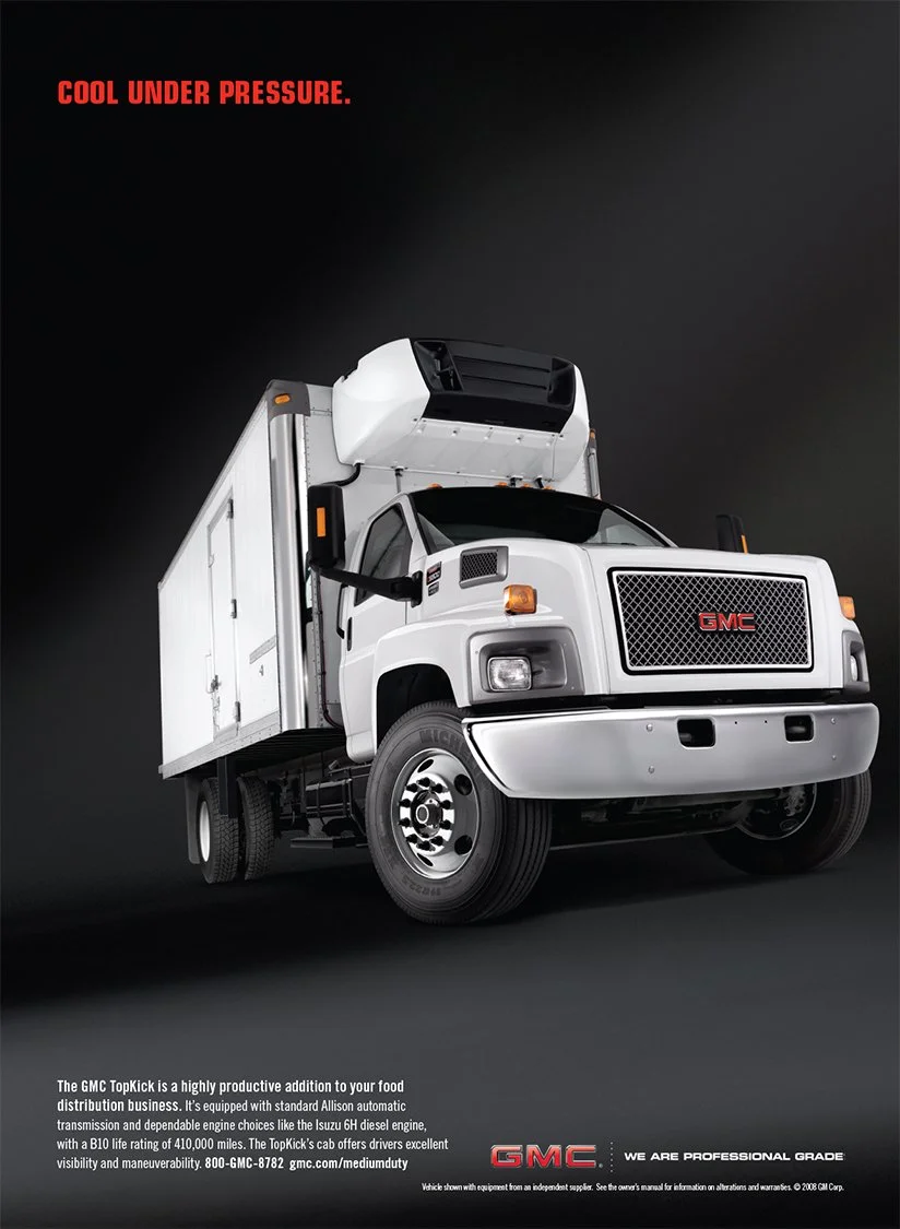 GMC Medium Duty Trucks print ad
