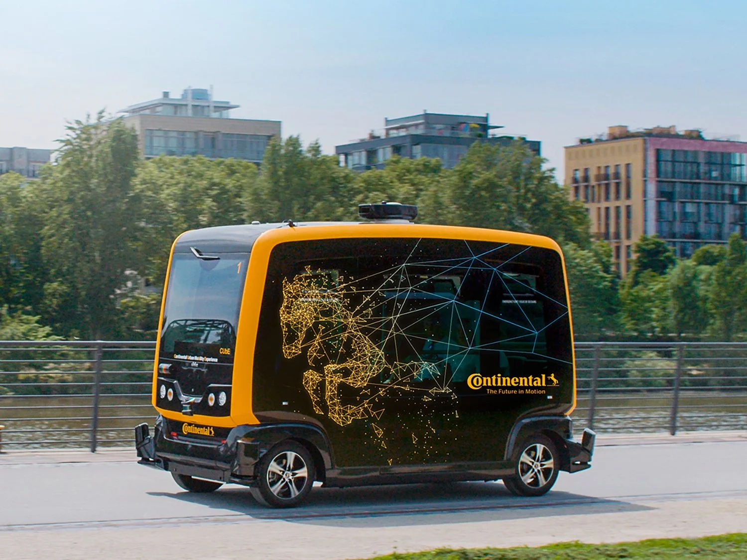 Continental bus wrap