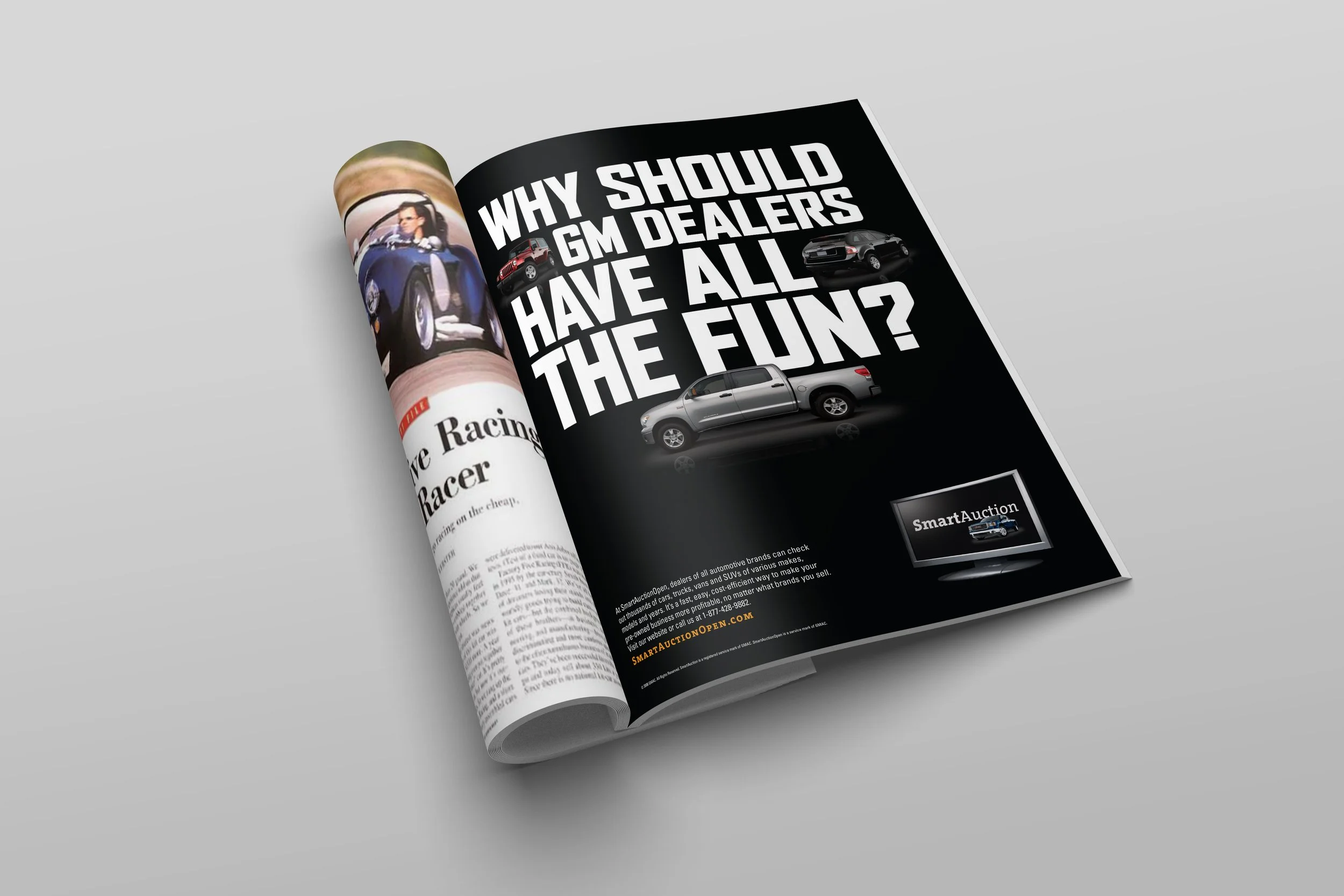 GMAC SmartAuction print ad