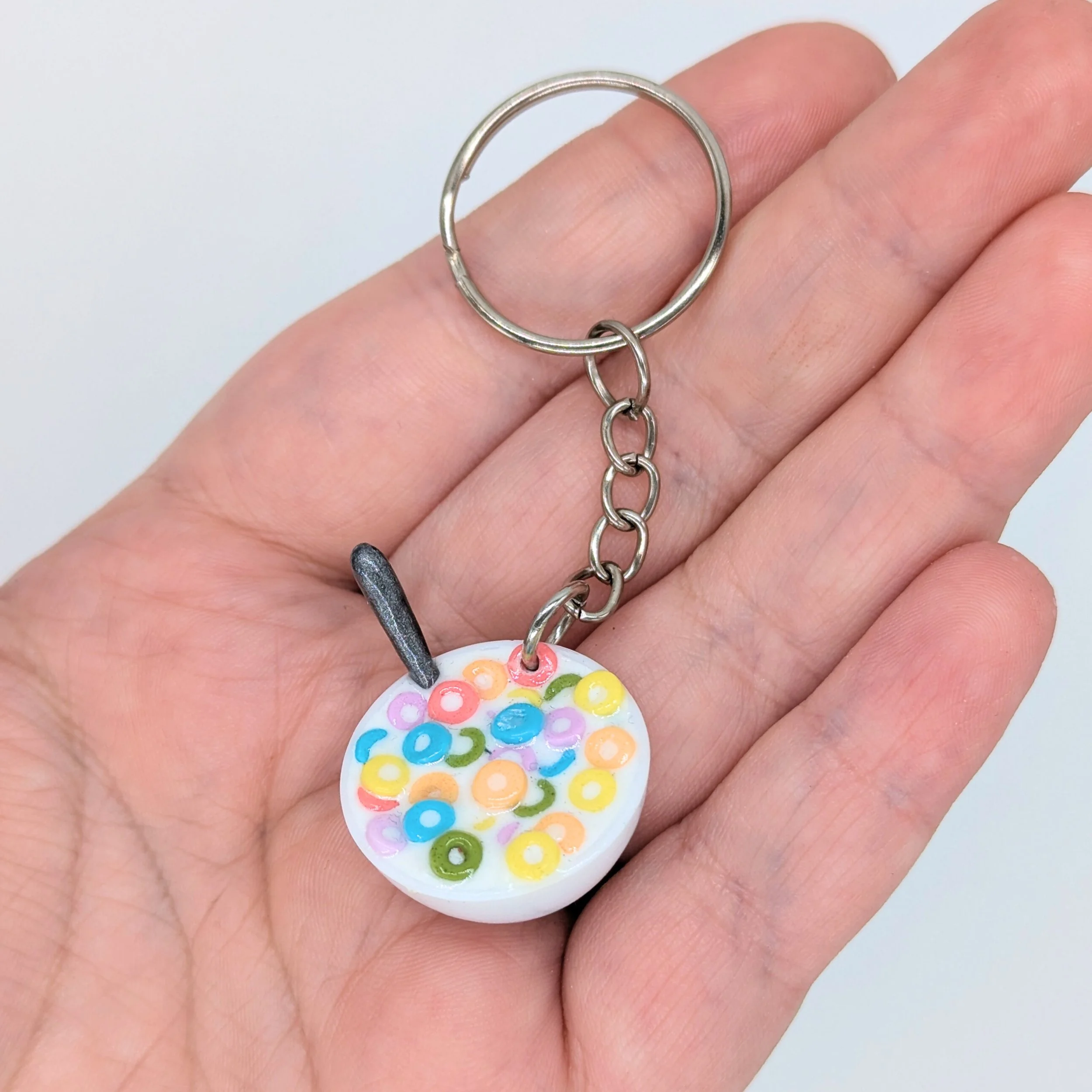 Cereal Bowl Keying – Made from Polymer Clay and Resin