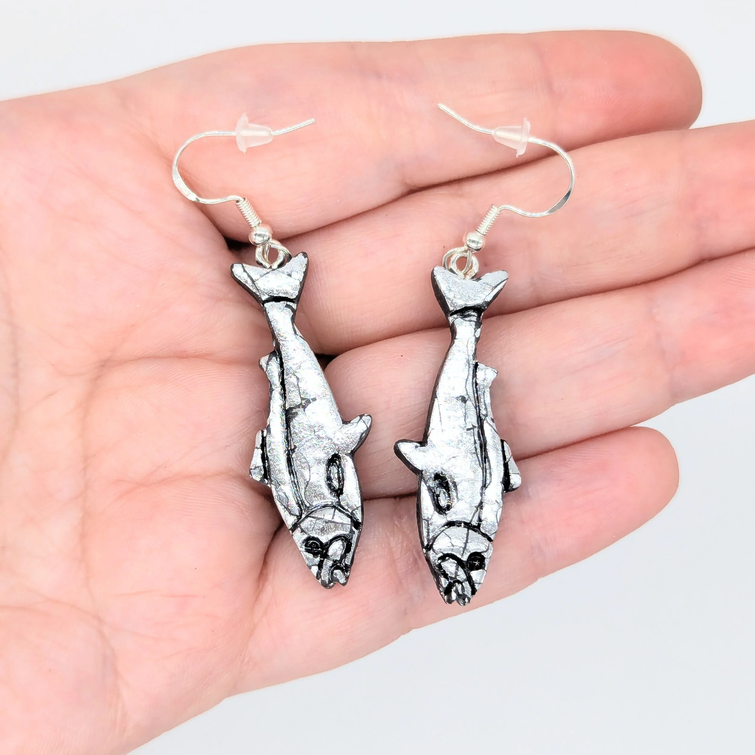Fish Earrings – Sculpted From Polymer Clay