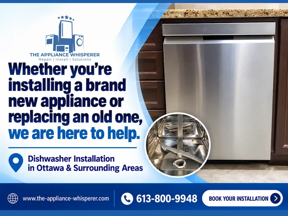 dishwasher installation flyer