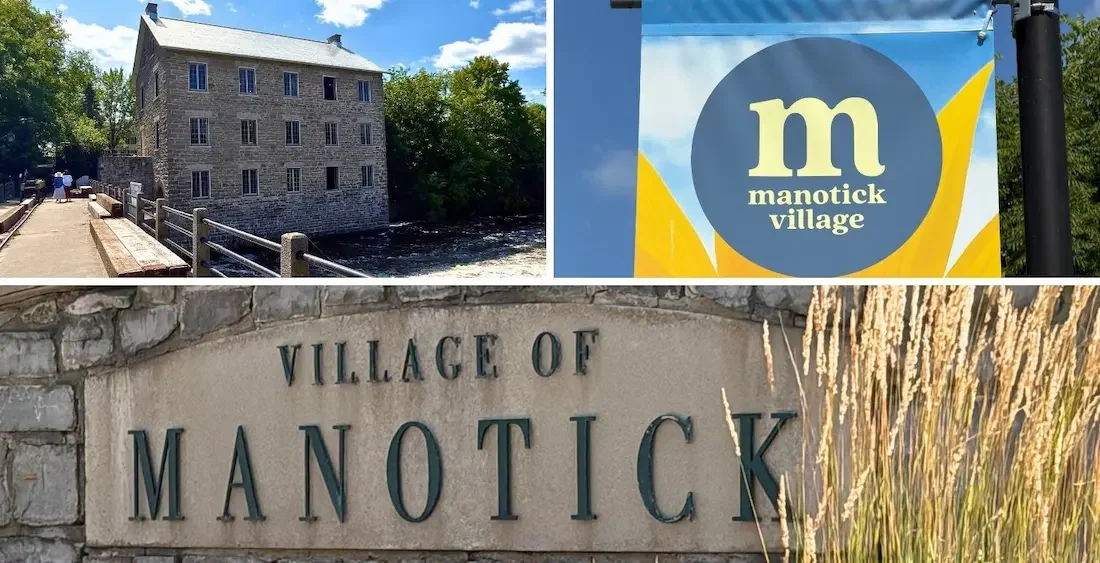 Manotick Village and Watson's Mill in Ottawa, Ontario
