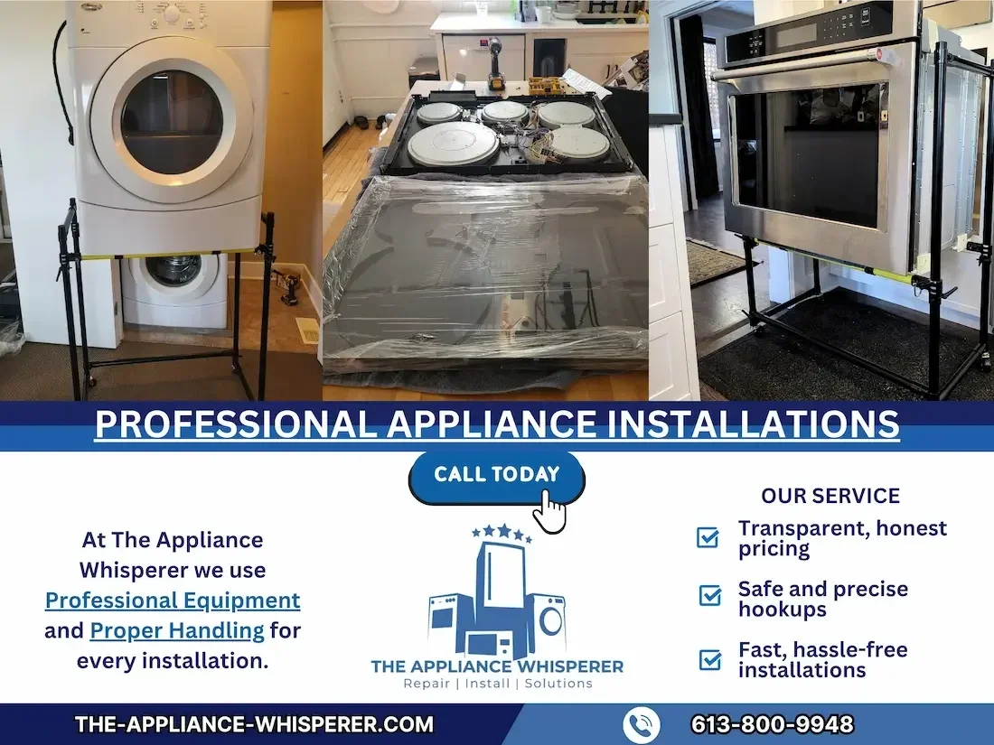 appliance installation flyer
